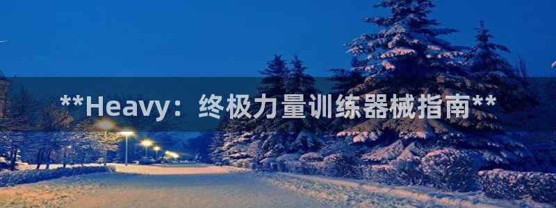 尊龙手机官方客户端下载安卓:**Heavy:终极力量训练器械